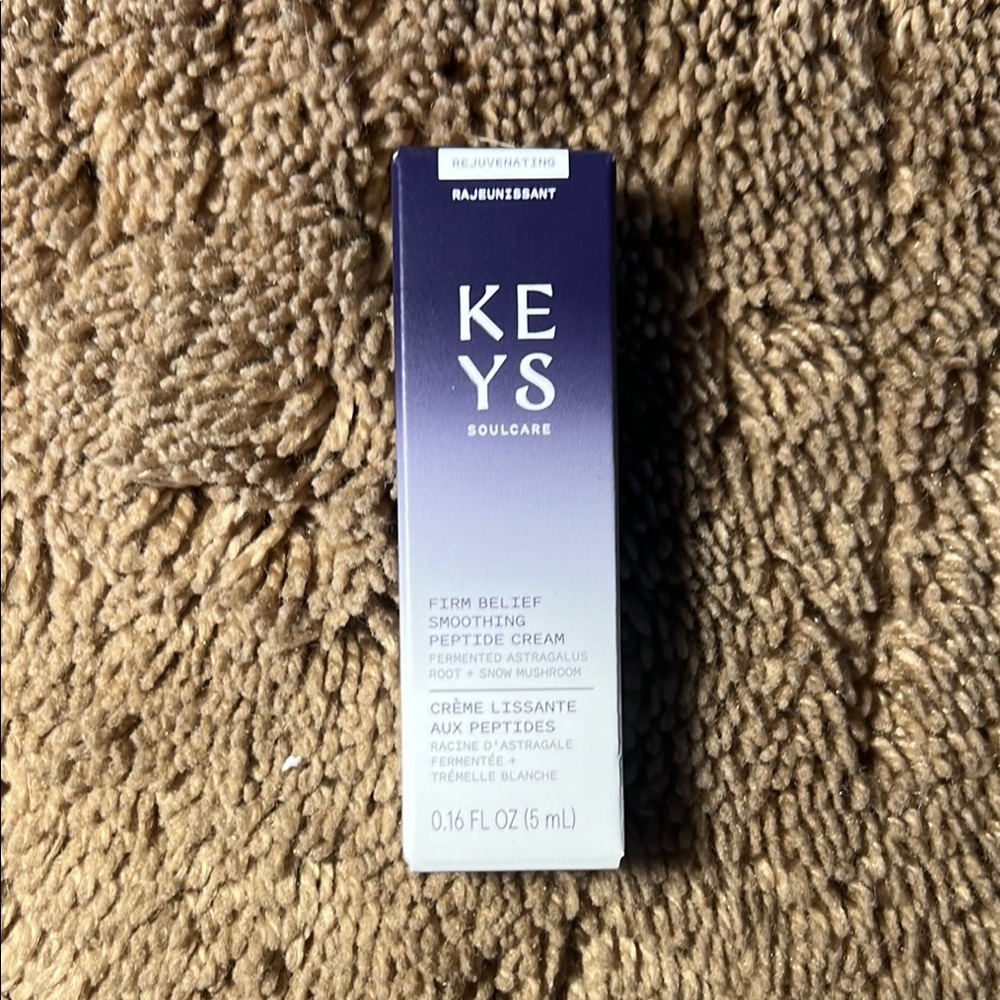 🟨$5 KEYS Soulcare Firm Belief Smoothing Peptide Cream NWT